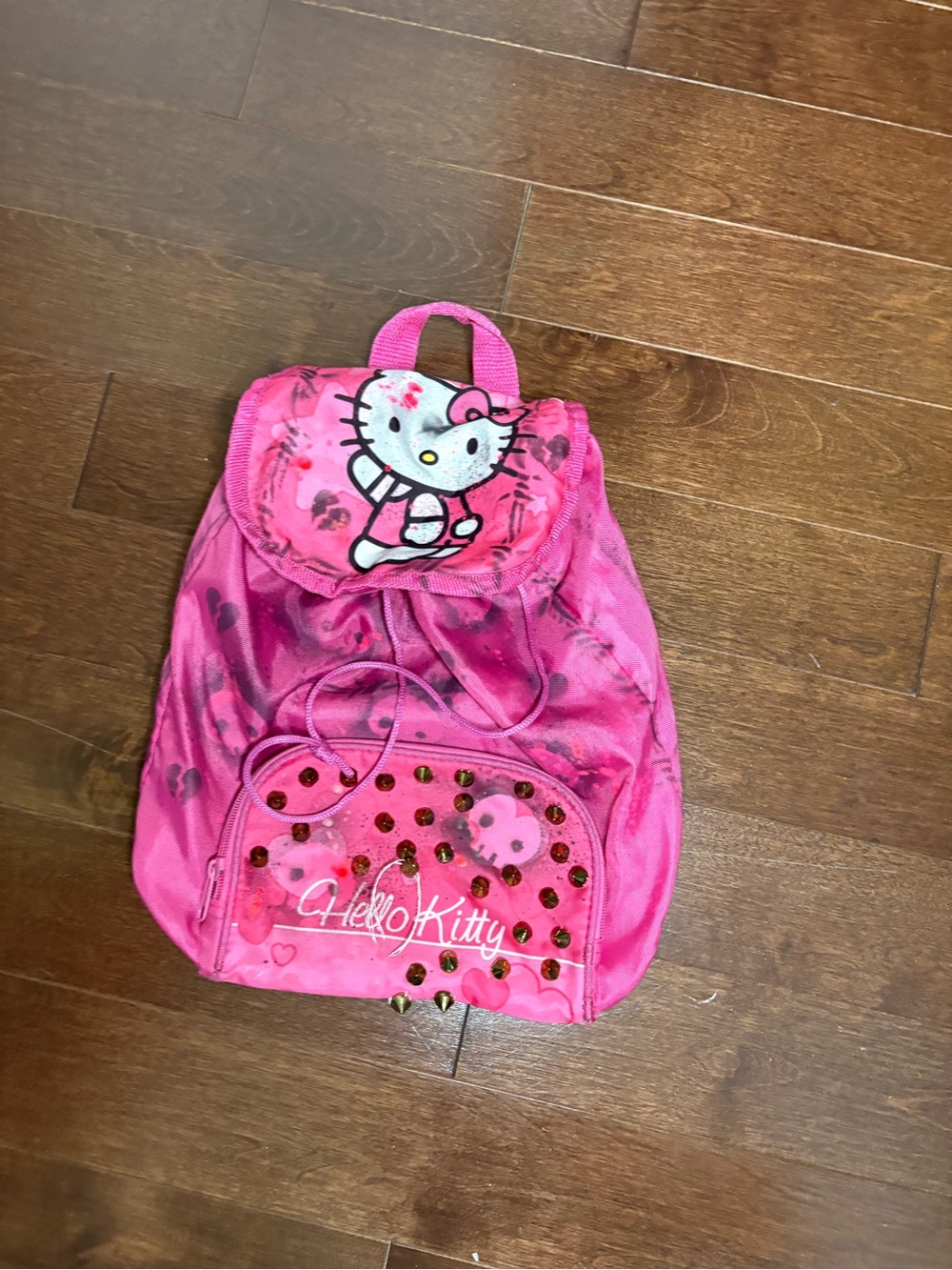 Hello Kitty Hot Pink Sequin Kids Backpack
